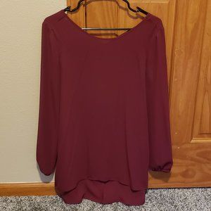 Long sleeve blouse